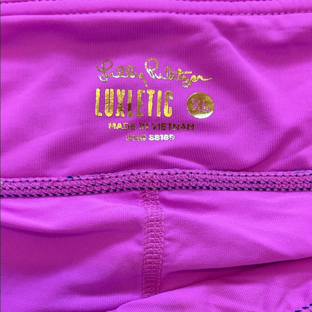 Lilly Pulitzer Hot Pink Luxletic Activewear Skirt - Picture 2 of 4